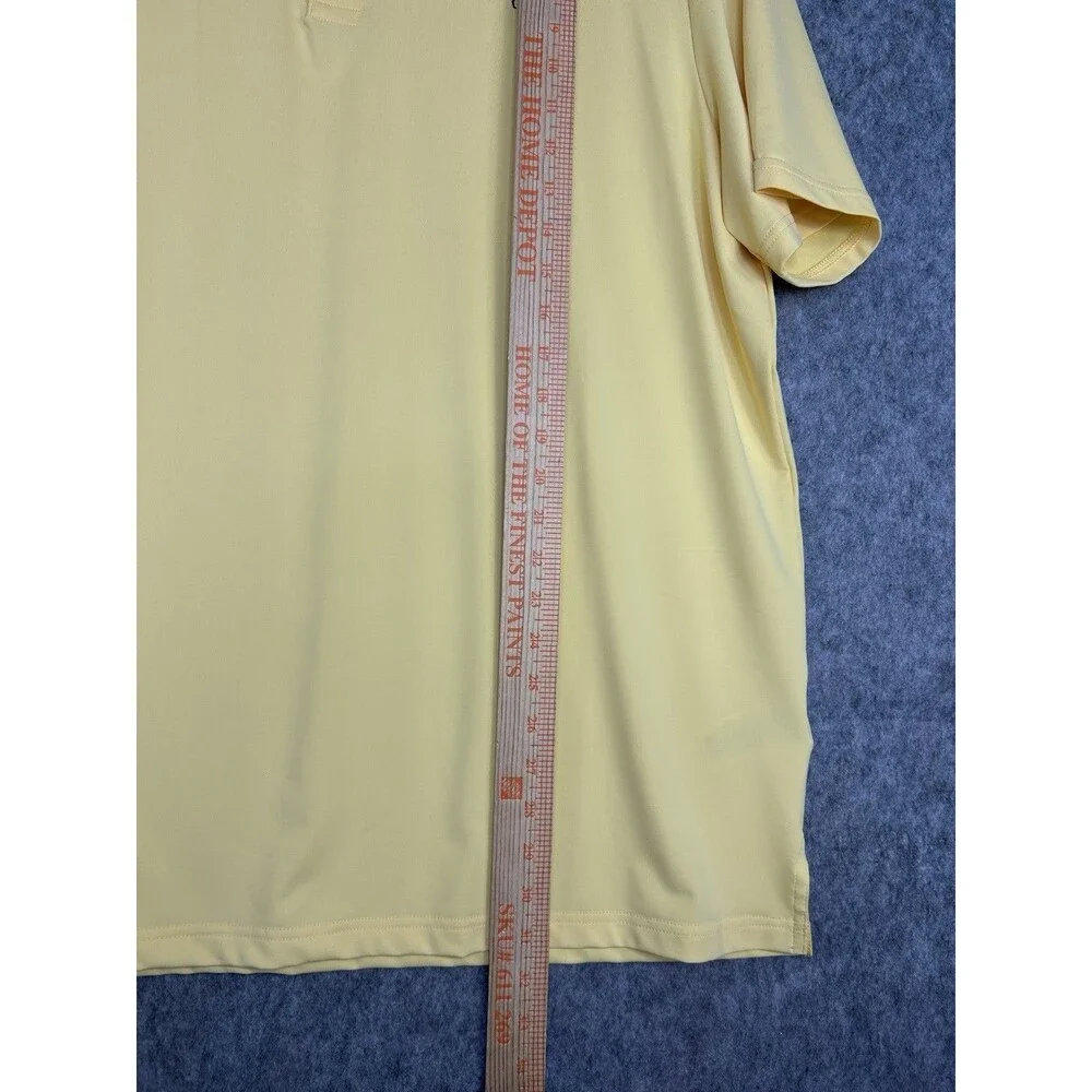 Polo Ralph Lauren Performance Polo Shirt Men's XL Yellow Stretch